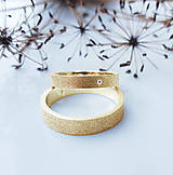 Prstene - Minimalist wedding bands - 7529942_
