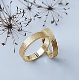 Prstene - Minimalist wedding bands - 7529943_