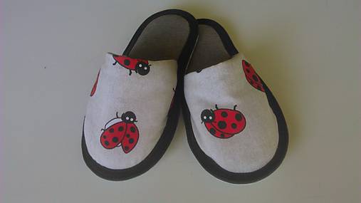 Ponožky, pančuchy, obuv - papuče  barefoot lienky - 7527073_