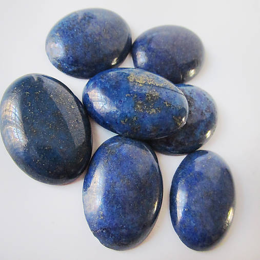Minerály - Lapis Lazuli / kabošon ovál 22x30mm - 7529367_