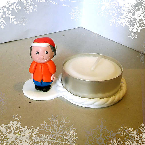 Svietidlá - Svietniky na zákazku (chlapec) - 7534431_