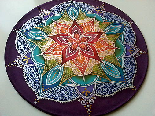 Dekorácie - Mandala energie a harmónie - 7539657_