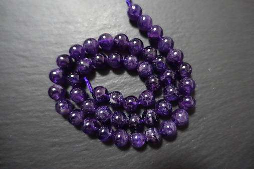 Minerály - Ametyst n. 8mm - 7542012_