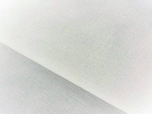 Ľanové plátno biele 220g, š. 150 cm