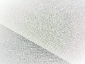 Textil - Ľanové plátno biele 220g, š. 150 cm - 7542620_