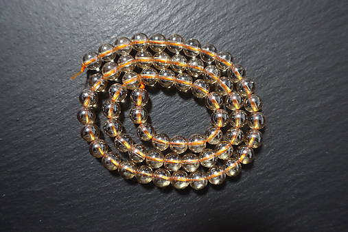 Minerály - Krištál s perleťou svetlejší 6mm - 7542868_