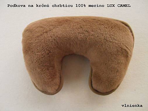 Úžitkový textil - Zdravotná podkova CAMEL Lux  / Krčný relaxačný  vankúš - 7552535_