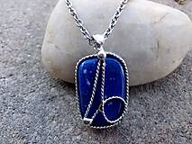 Náhrdelníky - cínový náhrdelník -  Lapis Lazuli - 7552431_