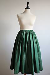 zelená rozprávková sukňa