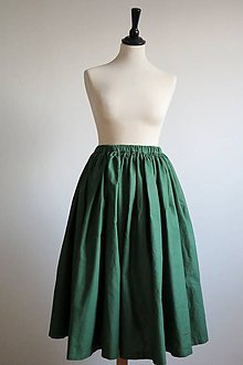 Sukne - zelená rozprávková sukňa - 7555316_