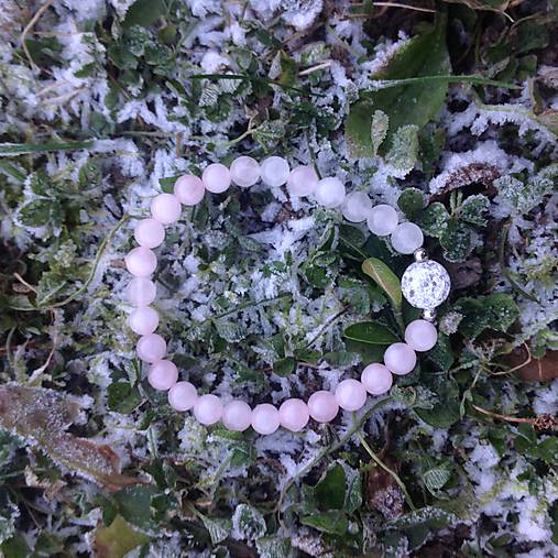 Náramky - Ruženínový náramok - 7555565_