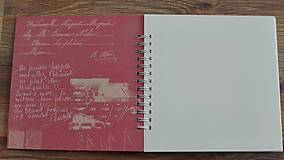 Papiernictvo - Ružový zápisník / svadobný plánovač / fotoalbum - 7563835_