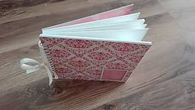 Papiernictvo - Ružový zápisník / svadobný plánovač / fotoalbum - 7563843_