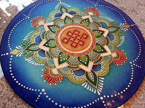 Dekorácie - Mandala Bohatstva a prosperity - 7561178_