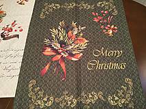 Úžitkový textil - Vianočný obrúsok III. - 7569429_