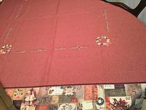 Úžitkový textil - Obrus Merry Christmas 160cmx160cm - 7569458_