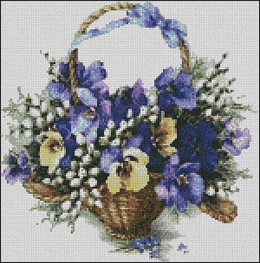 Návody a literatúra - F013 Košík kvetov - 7569319_