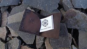 Peňaženky - Kožená peňaženka na vizitky/karty - 7572021_