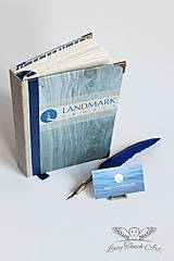 Papiernictvo - "Landmark" Logo Diary / na zákazku - 7577373_