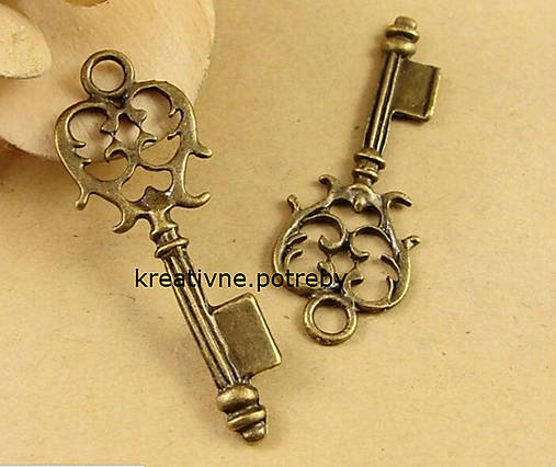  - Kľúčik "Antik malý", ihneď - 7585163_