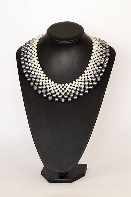 ombre perlový náhrdelník podľa želania