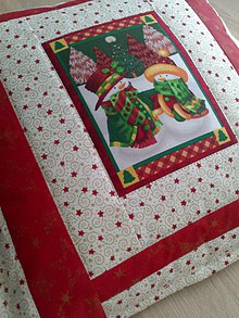 Úžitkový textil - Vianočný vankúš - 7601132_