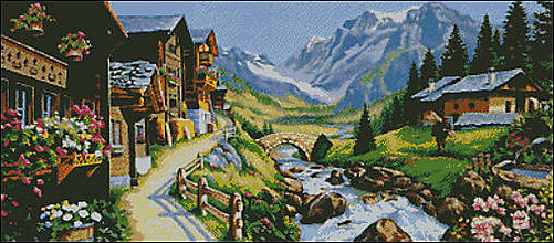 Návody a literatúra - K010 Alpská dedinka - 7609717_
