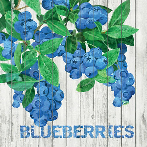  - Servítka "Harvest blueberries", ihneď - 7614462_