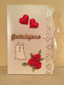 Papiernictvo - Pohľadnica svadobná - 7627329_
