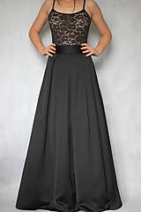 Sukne - Kvalitná skladaná sukňa s tylovou spodničkou rôzne farby - 7625063_