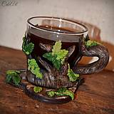 Káva v lese - šálka na kávu (picollo)