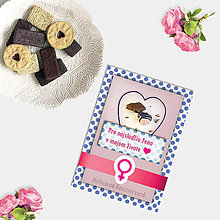 Papiernictvo - Sladká valentínska pohľadnica cukríky pre ňu (1) - 7630011_