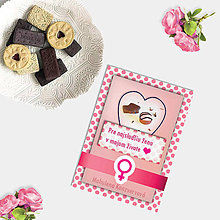 Papiernictvo - Sladká valentínska pohľadnica cukríky pre ňu (2) - 7630899_