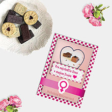 Papiernictvo - Sladká valentínska pohľadnica cukríky pre ňu (18) - 7632026_