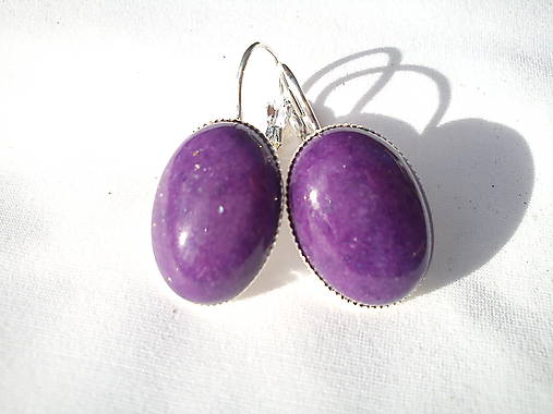 Náušnice - Náušnice - Mountain jade - 7632774_