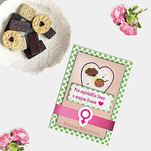 Papiernictvo - Sladká valentínska pohľadnica cukríky pre ňu (9) - 7634713_