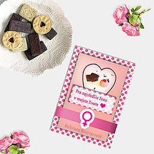 Papiernictvo - Sladká valentínska pohľadnica cukríky pre ňu (10) - 7634869_