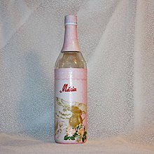 Nádoby - Darčeková fľaša Pre Máriu ku krstu - 7635696_