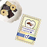 Papiernictvo - Sladká valentínska pohľadnica cukríky pre neho - 7639235_