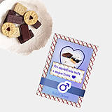 Papiernictvo - Sladká valentínska pohľadnica cukríky pre neho - 7639753_