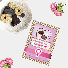 Papiernictvo - Sladká valentínska pohľadnica cukríky pre ňu (14) - 7635806_