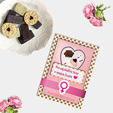Papiernictvo - Sladká valentínska pohľadnica cukríky pre ňu (15) - 7635993_