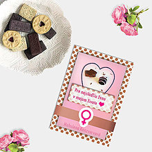 Papiernictvo - Sladká valentínska pohľadnica cukríky pre ňu (17) - 7637013_