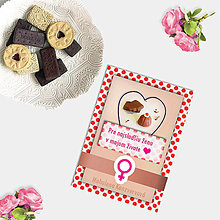 Papiernictvo - Sladká valentínska pohľadnica cukríky pre ňu (3) - 7637566_