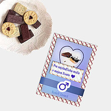 Papiernictvo - Sladká valentínska pohľadnica cukríky pre neho (4) - 7639753_