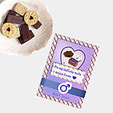 Papiernictvo - Sladká valentínska pohľadnica cukríky pre neho - 7640031_