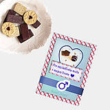 Papiernictvo - Sladká valentínska pohľadnica cukríky pre neho - 7640515_