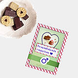 Papiernictvo - Sladká valentínska pohľadnica cukríky pre neho - 7640516_