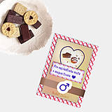 Papiernictvo - Sladká valentínska pohľadnica cukríky pre neho - 7641729_