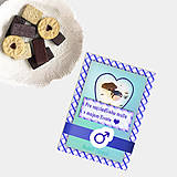 Papiernictvo - Sladká valentínska pohľadnica cukríky pre neho - 7641745_